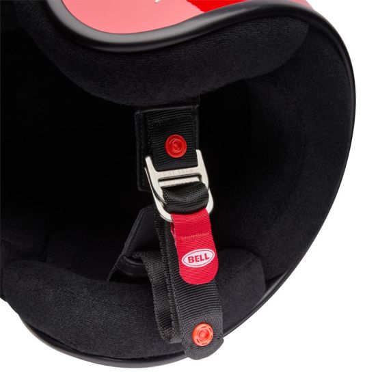 Casque jet Bell Magnum Solid - Rouge