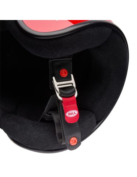 Casque jet Bell Magnum Solid - Rouge