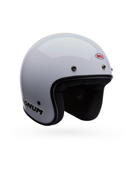Casque jet Bell Magnum Solid - Blanc