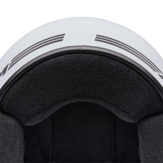 Casque jet Bell Magnum Solid - Blanc