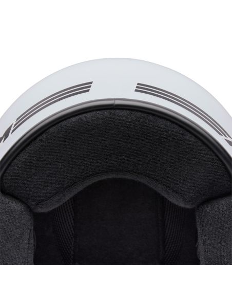 Casque jet Bell Magnum Solid - Blanc