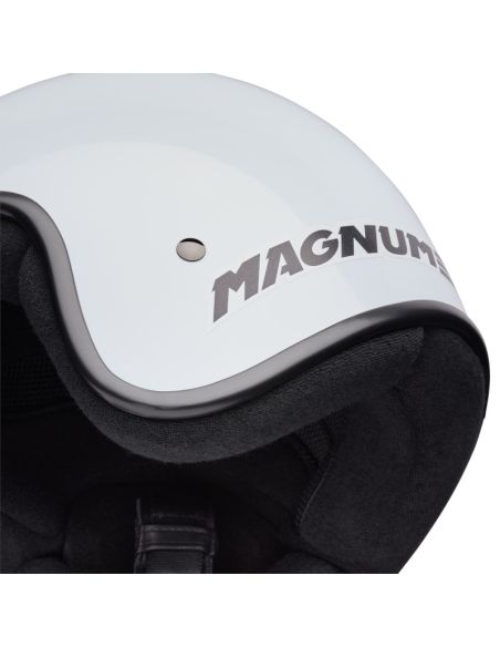 Casque jet Bell Magnum Solid - Blanc