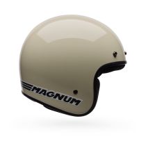 Casque jet Bell Magnum Solid - Vintage Blanc 2