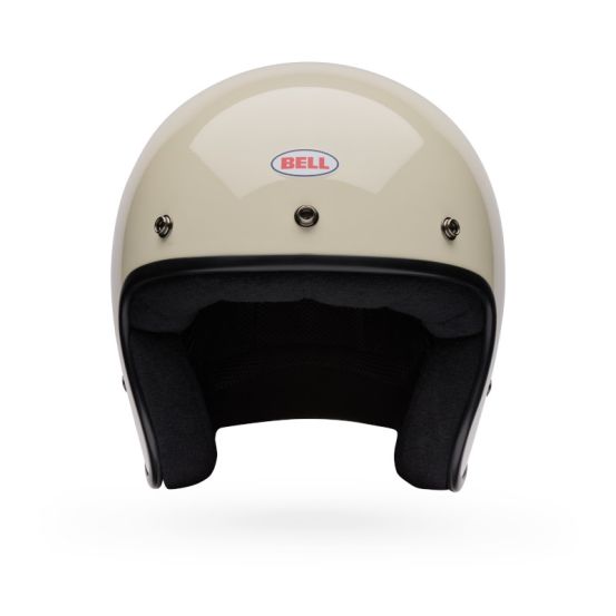 Casque jet Bell Magnum Solid - Vintage Blanc