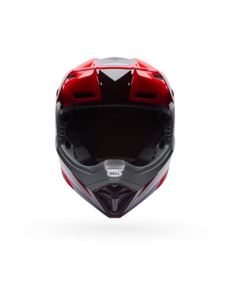 Casque cross Bell MX-10 Mips Aviator - Rouge Noir