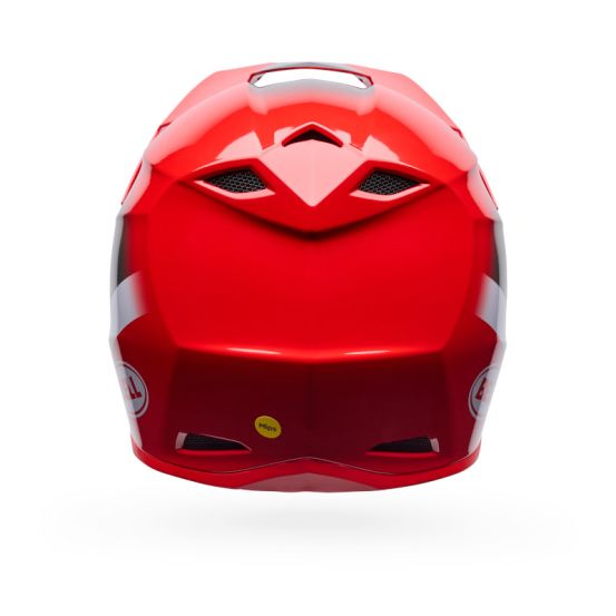 Casque cross Bell MX-10 Mips Aviator - Rouge Noir
