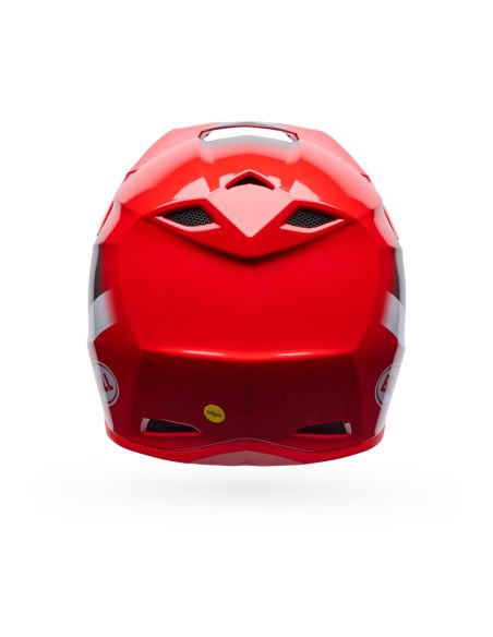 Casque cross Bell MX-10 Mips Aviator - Rouge Noir