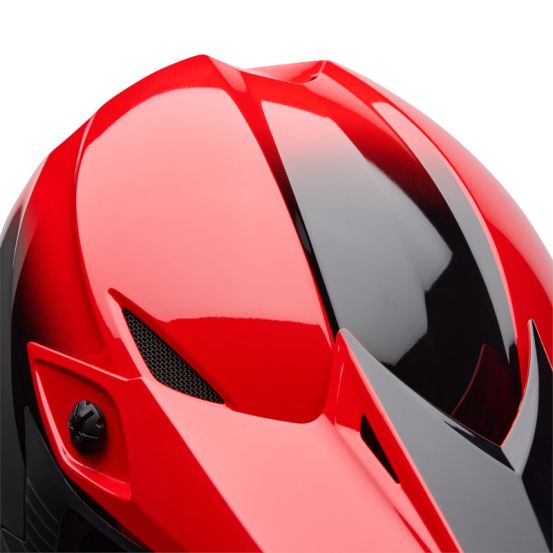 Casque cross Bell MX-10 Mips Aviator - Rouge Noir