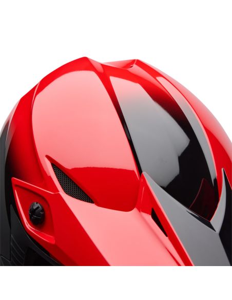 Casque cross Bell MX-10 Mips Aviator - Rouge Noir