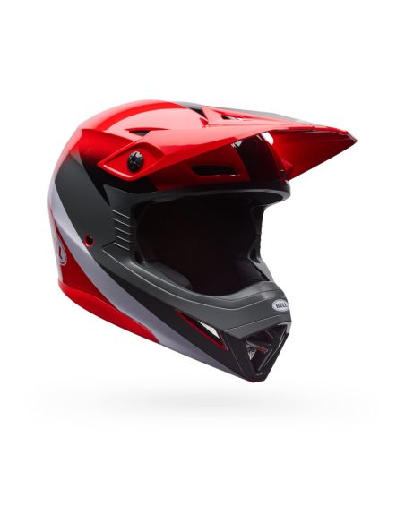 Casque cross Enfant Bell MX-10 Mips Aviator - Rouge Noir