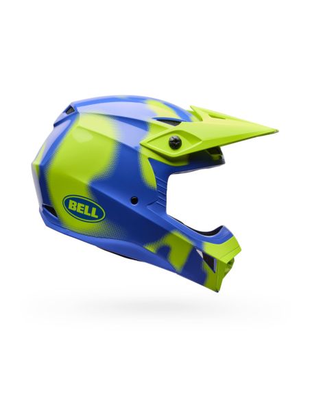 Casque cross Enfant Bell MX-10 Mips Camo - Jaune fluo