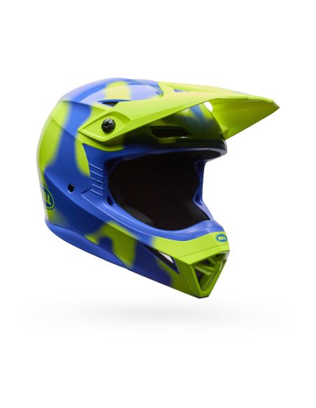Casque cross Enfant Bell MX-10 Mips Camo - Jaune fluo