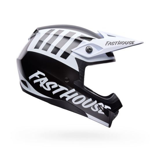 Casque cross Enfant Bell MX-10 Mips Fasthouse - Noir Blanc