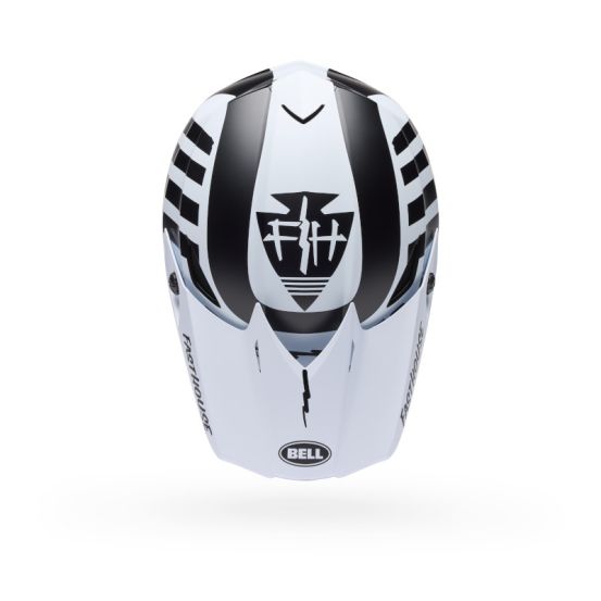 Casque cross Enfant Bell MX-10 Mips Fasthouse - Noir Blanc