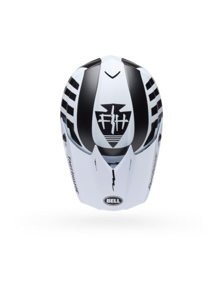 Casque cross Enfant Bell MX-10 Mips Fasthouse - Noir Blanc