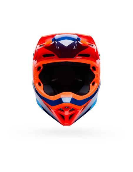 Casque cross Enfant Bell MX-10 Mips Wave - Orange Bleu