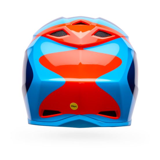 Casque cross Enfant Bell MX-10 Mips Wave - Orange Bleu