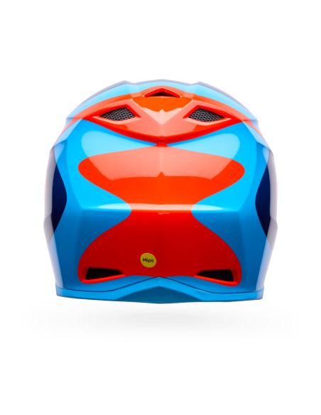 Casque cross Enfant Bell MX-10 Mips Wave - Orange Bleu