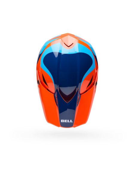 Casque cross Enfant Bell MX-10 Mips Wave - Orange Bleu
