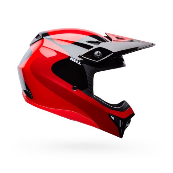 Casque cross Enfant Bell MX-10 Mips Wave - Rouge Noir