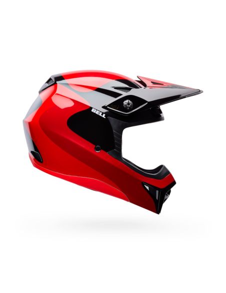 Casque cross Enfant Bell MX-10 Mips Wave - Rouge Noir