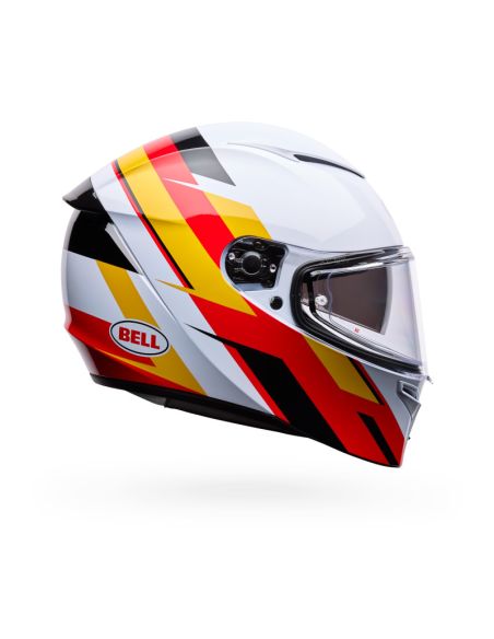 Casque intégral Bell Lithium Nova - Blanc Rouge