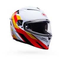 Casque intégral Bell Lithium Nova - Blanc Rouge