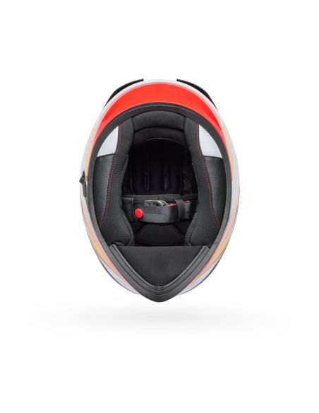 Casque intégral Bell Lithium Nova - Blanc Rouge