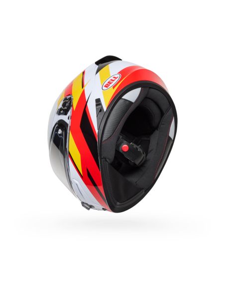 Casque intégral Bell Lithium Nova - Blanc Rouge