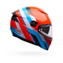 Casque intégral Bell Lithium Nova - Orange Bleu 2