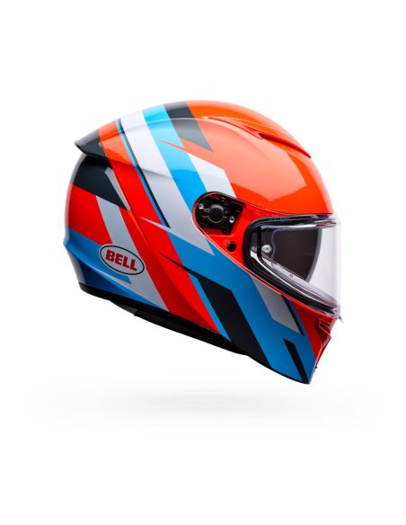 Casque intégral Bell Lithium Nova - Orange Bleu