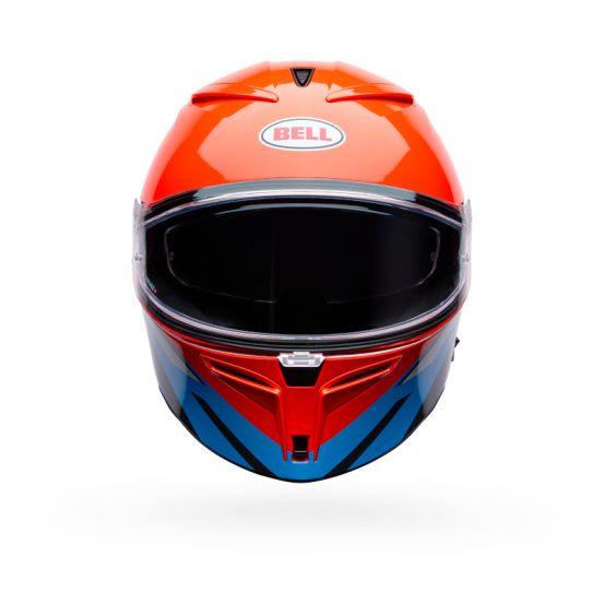 Casque intégral Bell Lithium Nova - Orange Bleu