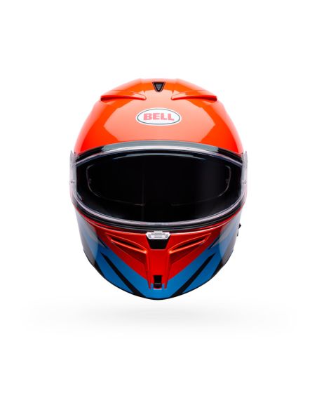 Casque intégral Bell Lithium Nova - Orange Bleu