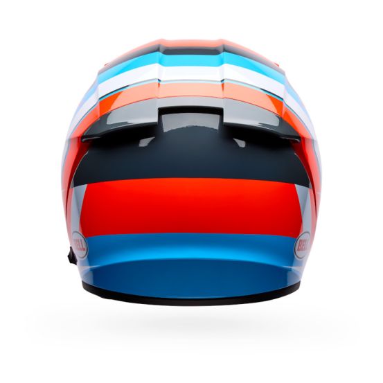 Casque intégral Bell Lithium Nova - Orange Bleu