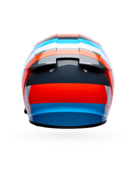 Casque intégral Bell Lithium Nova - Orange Bleu