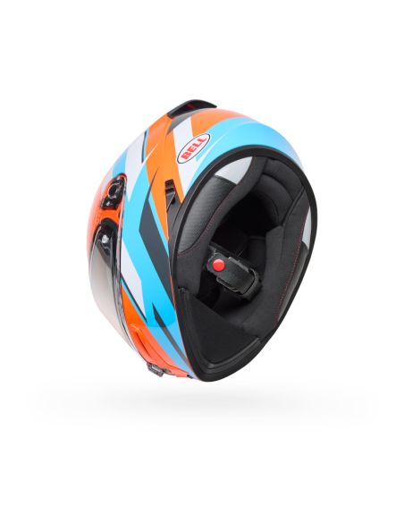 Casque intégral Bell Lithium Nova - Orange Bleu