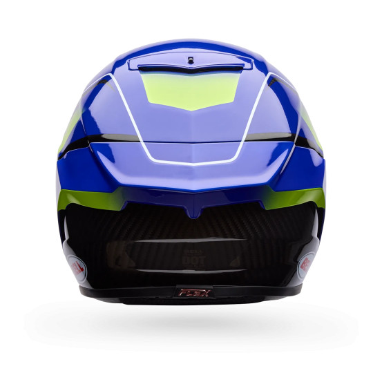 Casque intégral Bell Racestar DLX Flex Grid - Bleu Jaune
