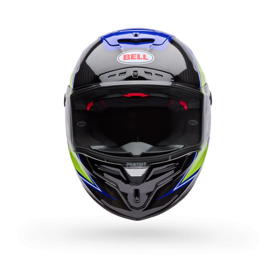 Casque intégral Bell Racestar DLX Flex Grid - Bleu Jaune