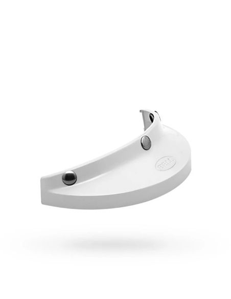 Visière Bell Custom 500 / 520 3 boutons-pression - Blanc