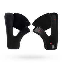 Mousses de joues textile Bell Moto-3 20 mm - Noir