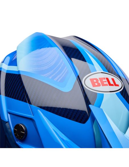 Casque cross Bell Moto-10 Spherical ET3 Cortez SE - Bleu