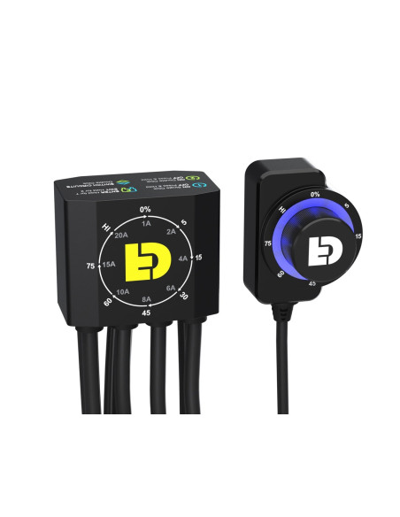 Pack éclairage feux additionnels led DENALI D4 avec contrôleur DialDim universel