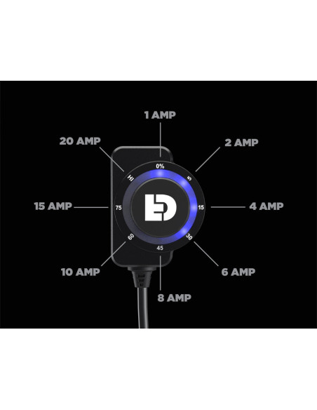 Pack éclairage feux additionnels led DENALI D4 avec contrôleur DialDim universel