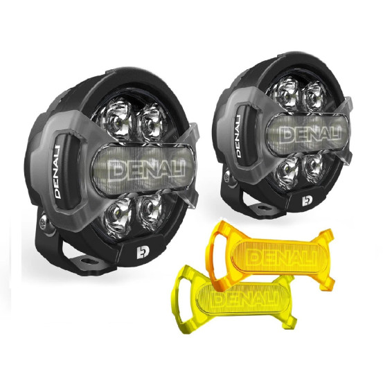 Pack éclairage feux additionnels led DENALI D7 Pro CANsmart supports pare-carter BMW