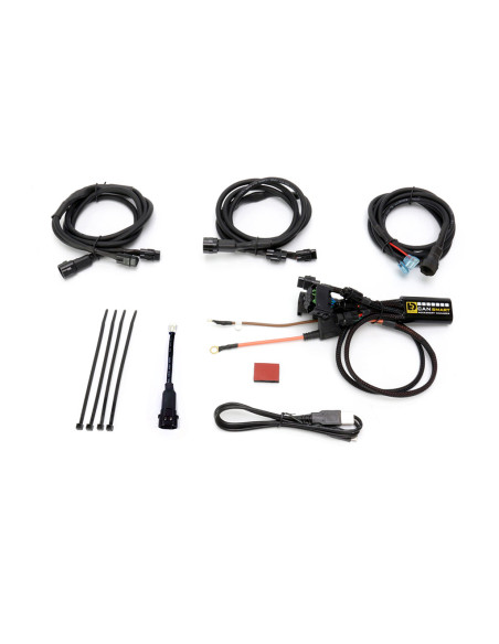 Pack éclairage feux additionnels led DENALI D7 Pro CANsmart supports pare-carter BMW