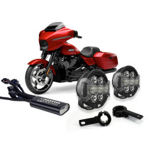 Pack éclairage feux additionnels led DENALI D7 Pro CANsmart supports pare-carter HARLEY DAVIDSON 2