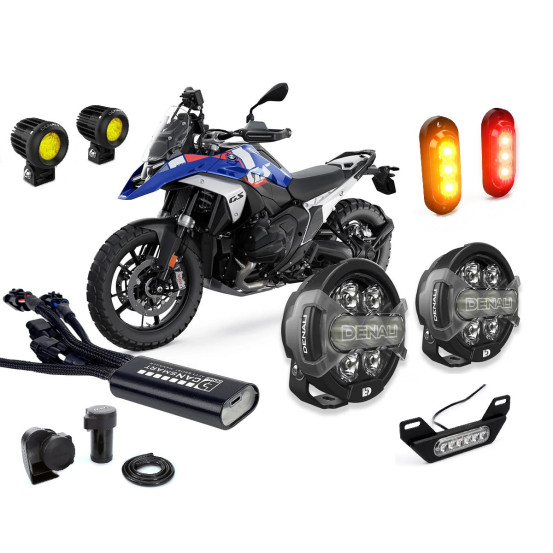 Pack éclairage feux additionnels led DENALI Ultimate CANsmart BMW R 1300 GS