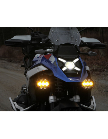 Pack éclairage feux additionnels led DENALI Ultimate CANsmart BMW R 1300 GS