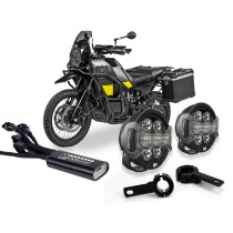 Pack éclairage feux additionnels led DENALI D7 Pro CANsmart supports pare-carter HUSQVARNA Norden 901 2023-2025