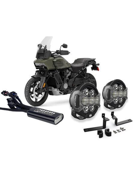 Pack éclairage feux additionnels led DENALI D7 Pro CANsmart HARLEY DAVIDSON Pan America 1250 2021-2024